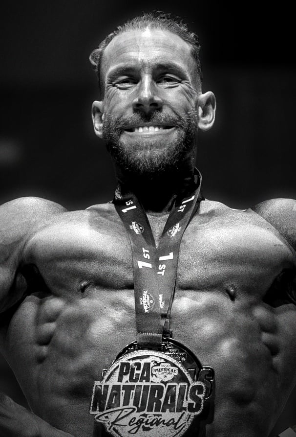 Tom Quigley with his PCA Naturals medal